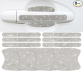 hinestone Bling Door Handle Reflective Trim Stickers Universal Side Rear View Mirror Safety Scratch Resistant Protector Galaxy AB Set
