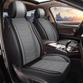 DISUTOGO Seat Covers Fit for Frontier 2009-2023 2024 2025 Seat Covers Full Set Car Seat Covers Faux Leather Breathable Waterproof Car Seat Protector (5 Seats, Black&Grey)