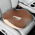 Coverado Seat Cushion Pillow for Car Office Chair, Ergonomic Memory Foam Desk Chair Cushion Back Support Pillow, Sciatica & Back & Tailbone Pain Relief Cushion