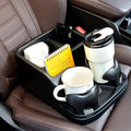 Keyiduid Center Console for Cars, Car Console Organizer with Drink Holder, Console Adjustable Cup Holder for Trucks, Floor Console for Truck, Minivans, Suvs, Vehicle Organizer (Black)