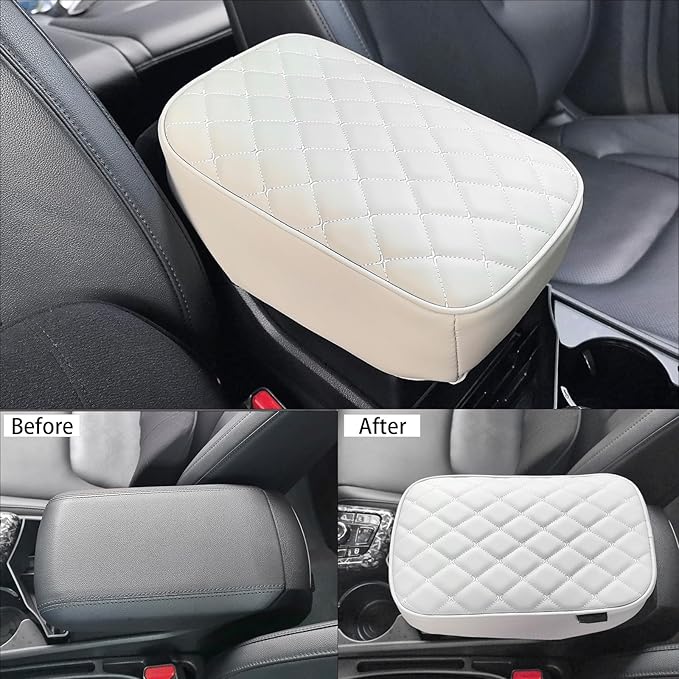 Light Gray Memory Foam Center Console Cover Cushion Pad Car Armrest Arm Rest Cover Cushion Compatible with Kia Sportage 2023-2025 Accessories