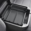 WEIPIN for Center Console Organizer Tray ABS Materials Compatible with 2021-2024 Chevrolet Tahoe& Suburban/GMC Yukon（Standard Console w/Charging Socket - Not for Power Sliding Console