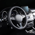 Lord Autofashion Steering Wheel Cover – PU Leather, Non-Slip Rubber Inner, All-Season Comfort – 14.5–15 Inch (Black 8397)