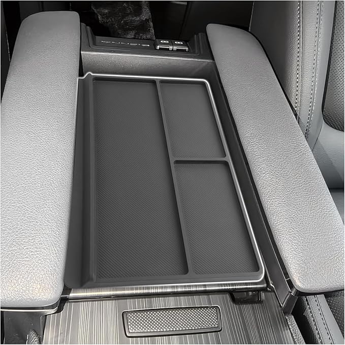 SXCY for 2025 2026 Toyota Sienna Accessories 2021-2025 2026 Sienna Armrest Protective Mats [Not for Cool Box] 2024-2026 Sienna Accessories Console Inserts Liner Anti-Slip Anti-Dust Waterproof Mats