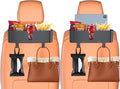 Car Headrest Cup Holder for Back Seat Organizer for Multi-Hanging Snack Storage Box with Strong Hooks for Kids and Backseat Passengers Share Rid for Travel Accessories（2-Pack）