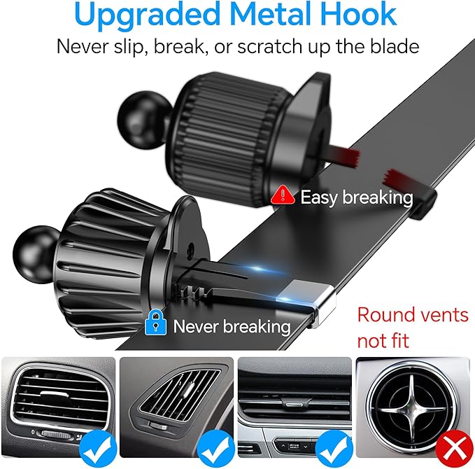 Car Phone Holder for Magsafe Car Mount【Strongest Magnetic】Phone Holders for Your Car Dashboard Air Vent【Hands Free】Cell Phone Automobile Cradles Magnetic Car Phone Mount for iPhone 17 Pro Max 16 15 14