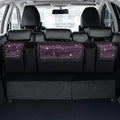 eing Car Trunk Organizer and Storage, Backseat Hanging Organizer for SUV, Truck, MPV, Waterproof, Collapsible Cargo Storage Bag with 5 Pockets, Bling Car Interior Accessories for Women,Purple
