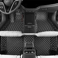 Luxury car Floor mats are for 99% of Vehicle Models,All Weather car Floor mats Provide Comprehensive Protection for Vehicles,Floor mats for car Personalized Customization! (Black White)