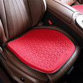Thin Premium Gel Seat Cushion for Car Seat, Office Chair, Wheelchair, Golf Cart - Non-Slip Car Seat Cushions with 0.7 Inch Gel - Sciatica & Coccyx Pain Relief (Suede, Red)