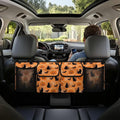 Car Trunk Organizer, Hanging Capacity Storage Bag Halloween Cats and Pumpkin Prints Car Back Seat Storage Bag Auto Interior Accessories for SUVs MPV Sedans Trucks Jeeps