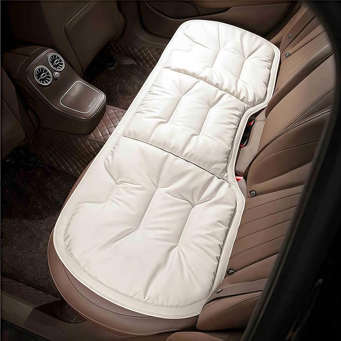 2026 New Skin-Friendly & Dirt-Repellent Leather Seat Cushions, Ergonomic Memory Foam Lumbar Support, Non-Slip Breathable Cover, Removable Washable, Ideal for Drivers & Office Long Sitting (brown)