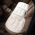 2025 Car Seat Cushion with Secure Buckle, Ergonomic Memory Foam Lumbar Support, Non-Slip Breathable Cover, Removable Washable, Ideal for Drivers & Office Long Sitting (Back Row-White)