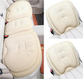 Comfort Dreamcatcher Car Seat Cushion Non-Slip - Relaxing, Optimal Support & Posture for Long Drive (Full Set (Beige))