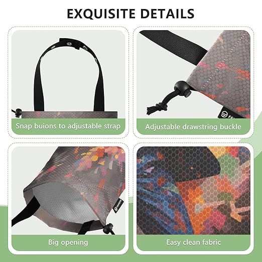 ALAZA Hanging Car Trash Bags Garbage Bag Trash Can for Back Seat Small Dinosaur Funny 1 Washable Storage Bag Retractable 2 Pack