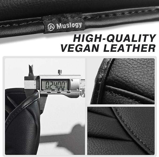 Muslogy Center Console Armrest Cover Compatible with Nissan Pathfinder 2022-2025 Comfort Armrest Pad Arm Rest Cushion Vegan Leather Protector Regular Thick