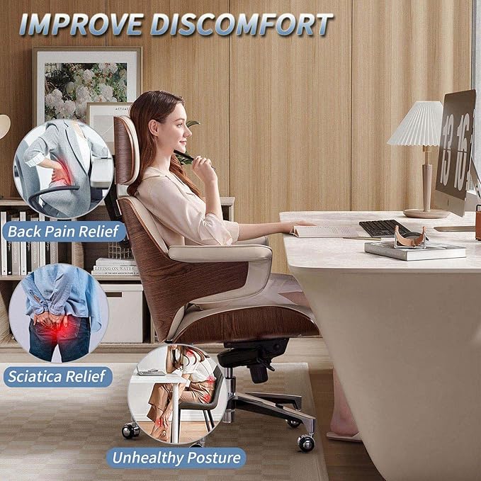 Wedge Car Seat Cushions for Driving, Adult Booster Seat Cushion for Car Truck Driver, Memory Foam Butt Cushion for Office Chair Wheelchair Home, Mesh Black