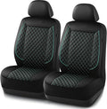 Skechers Car Seat Covers,Piping Luxury Faux Seat Covers,Waterproof Anti Slip Car Seat Protector Front Seats,Car Accessories Airbag Universal Fit for Most Cars,Vans,Trucks,SUV,Mint