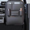 Car Seat Back Storage Bag for Ram ProMaster 2015-2025 2026 Back Seat Organizer with Cup Holder Tissue Box Kick Mat Protector Interior Accessories,portabotellas Doble con diseño de rombos
