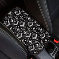 Dreaweet Starry Sky Bat Center Console Cover Halloween Car Accessories Interior Universal Middle Console Covers for SUV Truck Comfort Anti Slip Arm Rest for Car Armrest Storage Box Mat