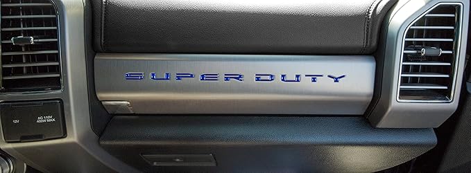 TufSkinz Super Duty Glove Box Letter Inserts - Compatible with 2017-2022 Super Duty