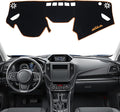 Dash Cover for Subaru Forester Accessories 2019-2022 2023 2024 Dashboard Cover Mat Pad UV Rays Reflection Carpet Protector Sunshield Custom Fit Foldable Interior Decoration, Orange Trim