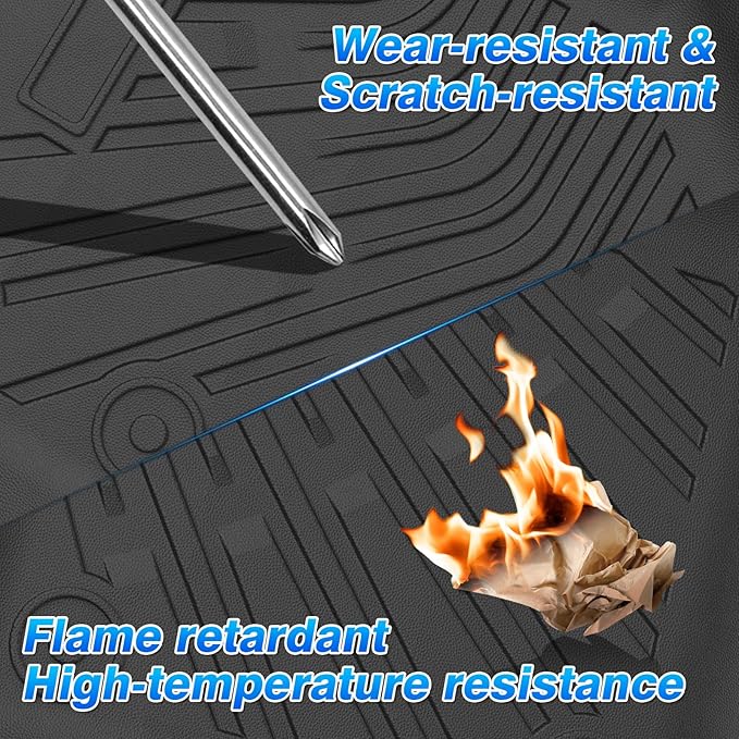 Cartist Floor Mats Custom Fit for Toyota Camry 2025 2026 All Weather Floor Liners for Camry Accessories Heavy Duty TPE Waterproof