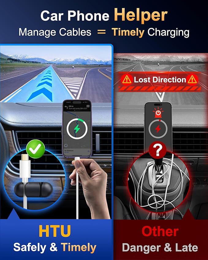 [2026 True Military-Grade] Magnetic Car Mount Vent [Upgraded Strongest Magnet & Metal Hook] for MagSafe Phone Holder Car for iPhone 17 16 15 14 13 Android【Patent & Safety Certs】, Non-Charging, Black