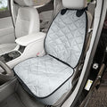 4Knines Car Seat Covers for Dogs – Durable Captains Seat & Front Seat Protector for Dogs, Waterproof, Non-Slip Car Seat Cover for Pets, Easy Install, Protects Vehicle from Dirt, Fur, Scratches (Grey)
