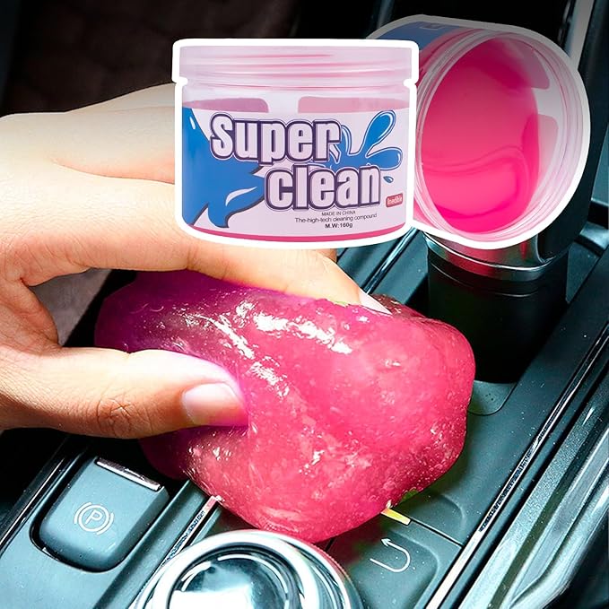 x xotic tech Car Cleaning Gel for Car Detailing Putty Interior Cleaner Slime Auto Detail Tools Supplies Accessories Valentines Day Gifts for Him Her Men Women Stocking Stuffers Pink