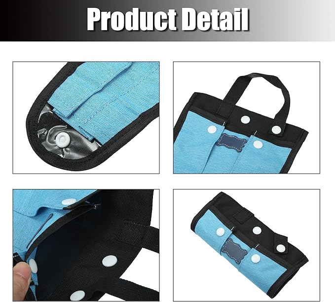 X AUTOHAUX Multifunction Car Truck Back Seat Umbrella Storage Holder Hanging Waterproof Organizer Bag Blue