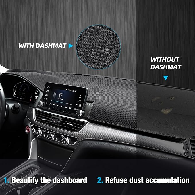 Dash Cover Honeycomb Dashboard Cover Mat Compatible with 2007-2013 Chevy Silverado GMC Sierra and 2007-2014 Chevy Tahoe Suburban and GMC Yukon