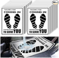 Frienda 500 Pcs Waterproof Paper Car Floor Mats Disposable Floor Pads Covered Plastic Film Automotive Foot Mat for Vehicle Supplies(White,22 x 17 Inch)