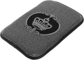 Car Armrest Cushion Pad Non-slip 12.20"x8.66" Suede White,Black Center Console Lid