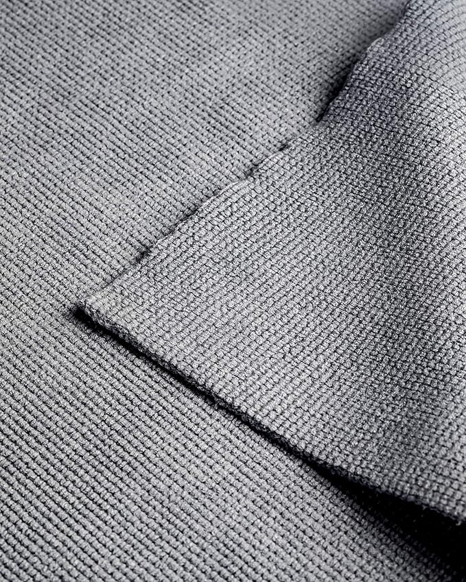 Adam's Polishes Edgeless Microfiber Utility Towel - Edgeless Microfiber Design with Tight Weave Fibers - Great All Purpose Detailing Towel (6 Pack)