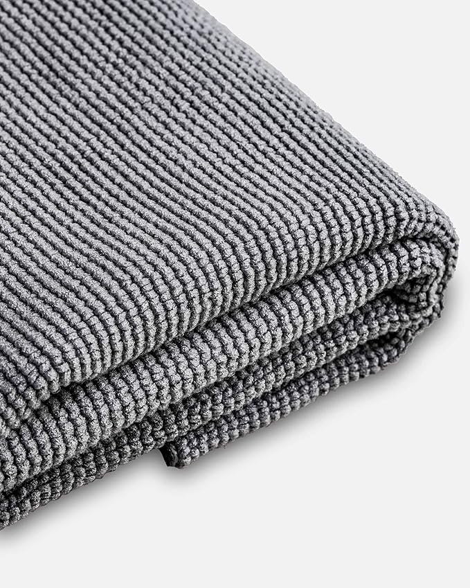 Adam's Polishes Edgeless Microfiber Utility Towel - Edgeless Microfiber Design with Tight Weave Fibers - Great All Purpose Detailing Towel (6 Pack)