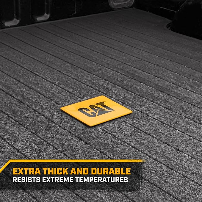 CAT Custom Fit Truck Bed Mat for 2010-2018 Chevrolet Chevy Silverado Truck Bed Liner 5.8 ft Short Bed Pickup Truck Non-Scratch Non-Slip All Weather Thick Heavy Duty Rear Trunk Bulkhead to Tailgate