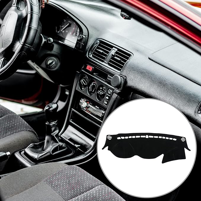 X AUTOHAUX Car Dashboard Cover for Hyundai Sonata 2011 2012 2013 2014 Nonslip Dash Carpet Dash Guard