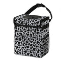 Car garbage can with lid Leak Proof Vehicle Trash Can 3 Storage Pockets Hanging Waterproof car trash bag for suv cow