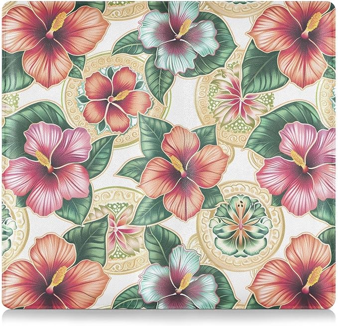 ALAZA Vintage Flowers Floral Car Registration and Insurance Card Holder Vehicle Glove Box Car Organizer Driver License Documents Holder Waller Case Organizers