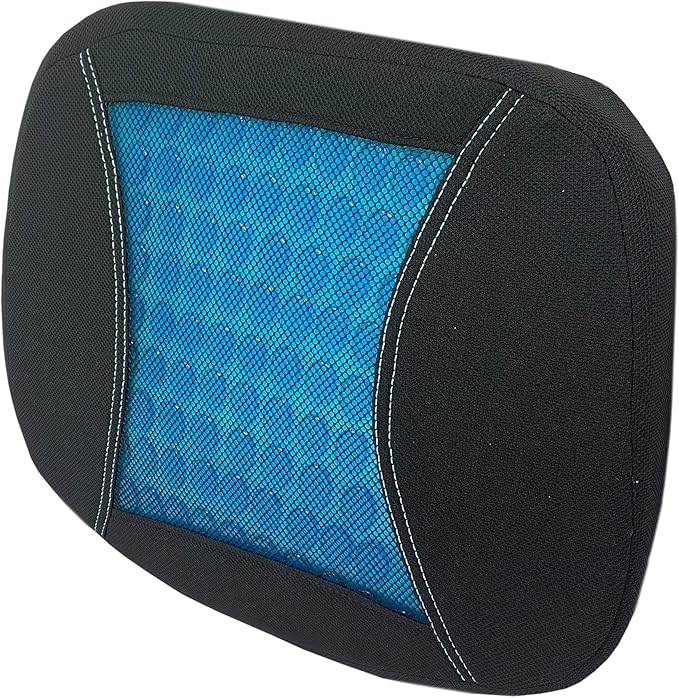 C.P.R. Orthopedic Gel & Memory Foam Seat Cushion Office Chair seat Cushion Automotive Gel Cushion (Y11076(14.5" x 16"x 2.5"))