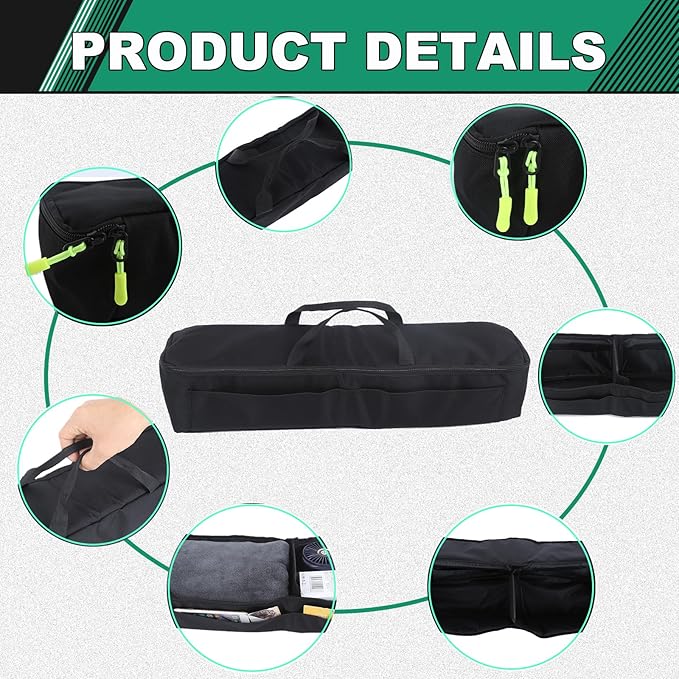 Under Seat Organizer Compatible with Toyota Tacoma 2024 2025 2026 Backseat Rear Under Seat Right Side Storage Bag Car Interior Organizer Accessories 1PCS