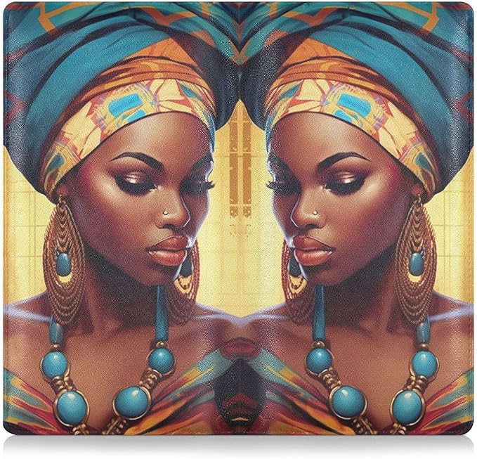 African American Black Women Car Registration and Insurance Holder Vehicle Glove Box Organizer Car Accessories Wallet Case for Women Men 202a1626