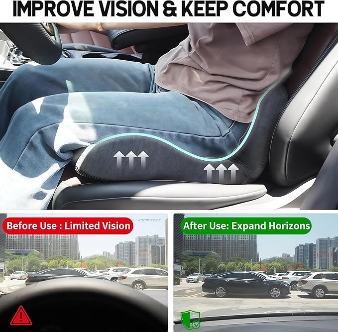 Orthopedic Cushion, 2026 New Orthopedic Cushion for Sciatica, Ergonomic Back Support & Sciatica Relief for Long Drives (Blue)