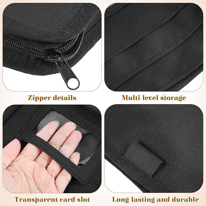 Car Document Organizer Oxford Fabric Multi-pocket Car Bag Organizer with Glove Box Storage for Registration and Insurance Holder, Portable Vehicle Document Holder for Men