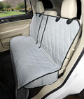 4Knines Dog Hammock for Full Size Trucks & Large SUVs (XL, Grey) – Bench Seat Covers for Trucks with 60/40 Split Seats - Armrest & Seatbelt Access – Waterproof, Easy Install, Machine Washable