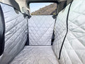 4Knines Truck & Car Door Protector for Dogs – Heavy-Duty Interior Protector for Truck Floor Hammock– Pet Friendly Car Door Covers for Dogs - Scratch Resistant, Easy to Clean Design, Set of 2 (Grey)