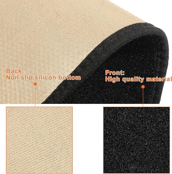 X AUTOHAUX Car Dashboard Cover Non-Slip Mat Carpet Polyester for Chevrolet Equinox 2017-2019