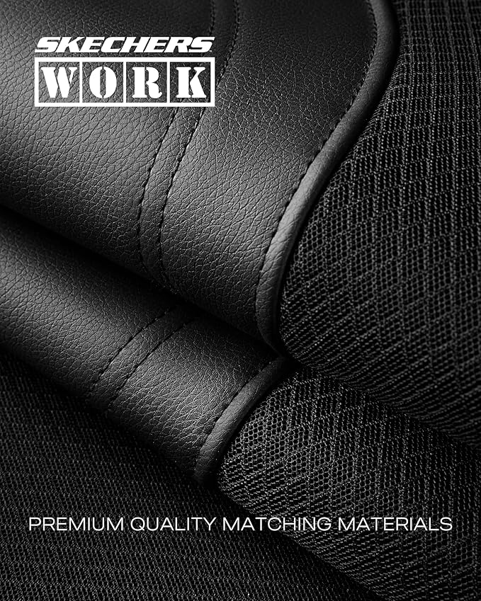 Skechers Car Seat Covers, Work Leather Seat Covers 5-Times Stronger Built-in Webbing, Oxford Fabric Seat Cover Full Sets, Airbag Compatible, Automotive Comfort for Cars, Trucks, SUVs,Red
