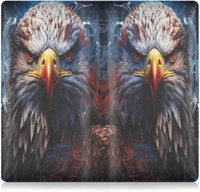 Eagle American Flag Memorial 4th Of July Independence Day Car Registration and Insurance Holder Vehicle Glove Box Organizer Car Accessories Wallet Case for Women Men 202a4885
