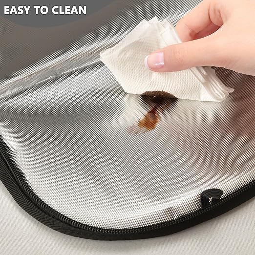 MNSRUU Car Trash Can with Lid, Cute Cat Dream Catcher Car Trash Bag Hanging Organizers and Storage for Front Back Seat, Leak-Proof Trash Bin